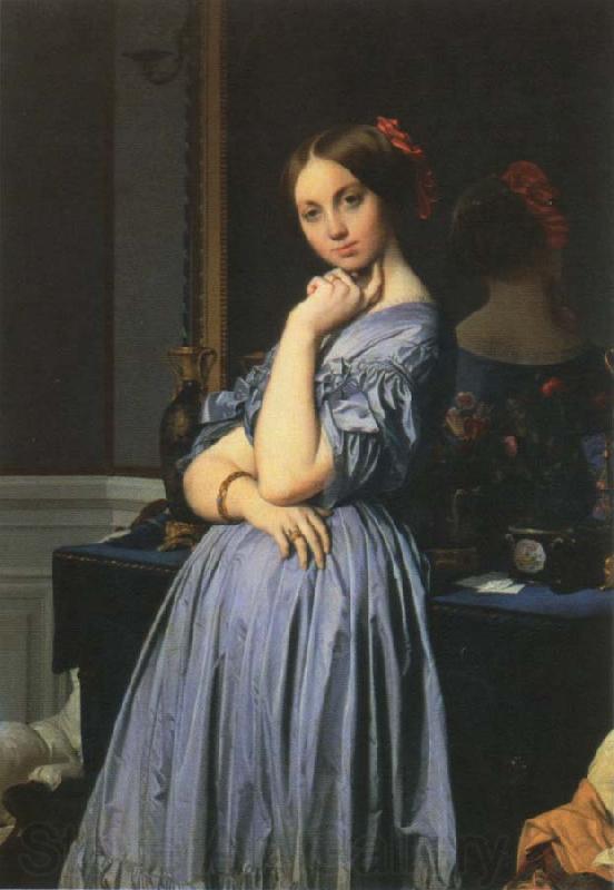 Jean-Auguste Dominique Ingres comtesse d haussonville France oil painting art